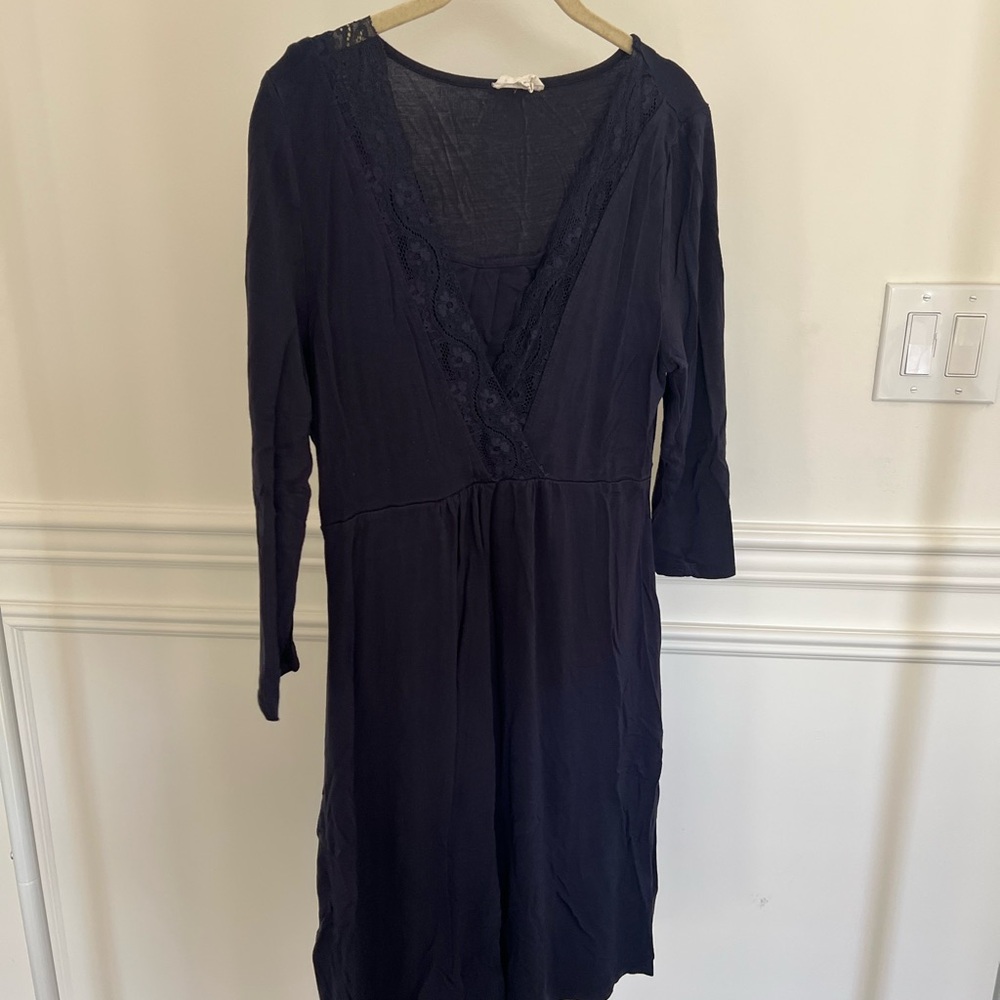 Seraphine Navy Nursing Nightdress